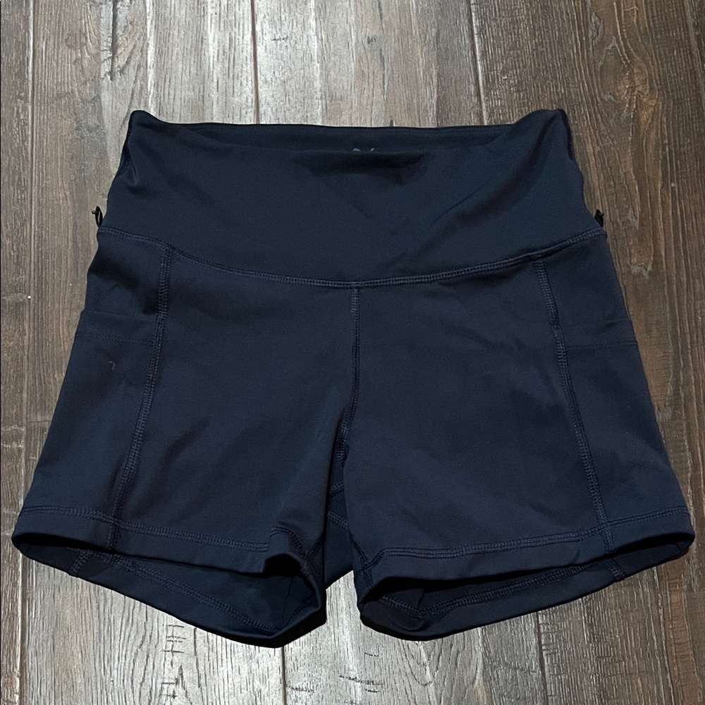 Puma Women's Navy Blue Athletic Shorts - Small